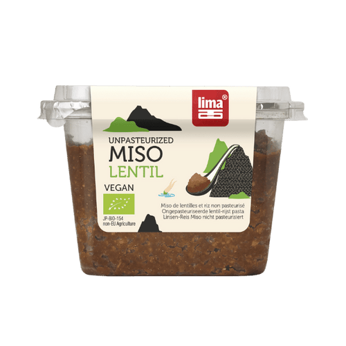 Lima - Miso de lentilles non-pasteurisé bio - 300g