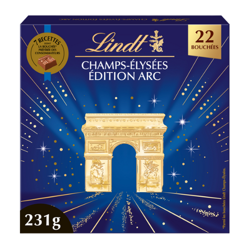 Lindt - Assortiment de chocolats édition Arc de Triomphe - 231g - 3046920012737