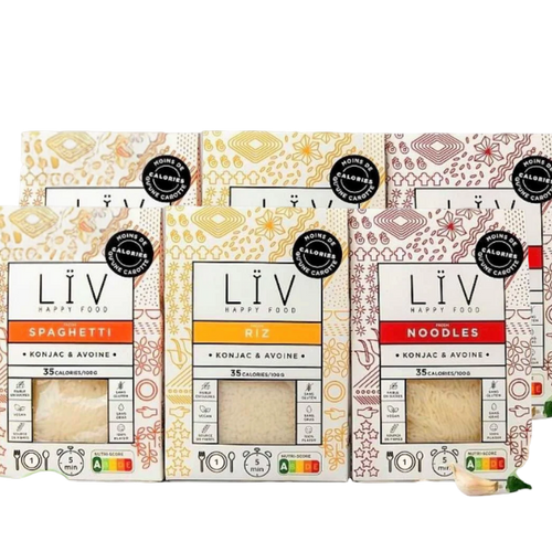 Lïv Happy Food - Box Découverte Konjac x 6 - 6x200g - 3701268000357