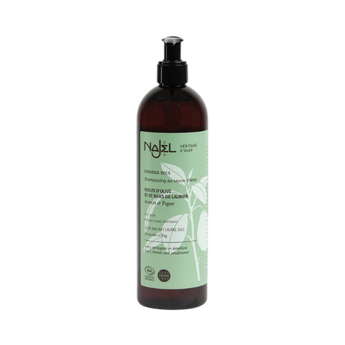 Shampoing au savon d'Alep 2 en 1 - cheveux secs - 1L