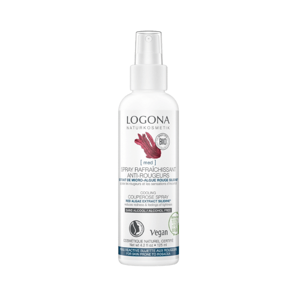 Logona - Spray anti rougeurs à l'algue rouge bio - 125ml