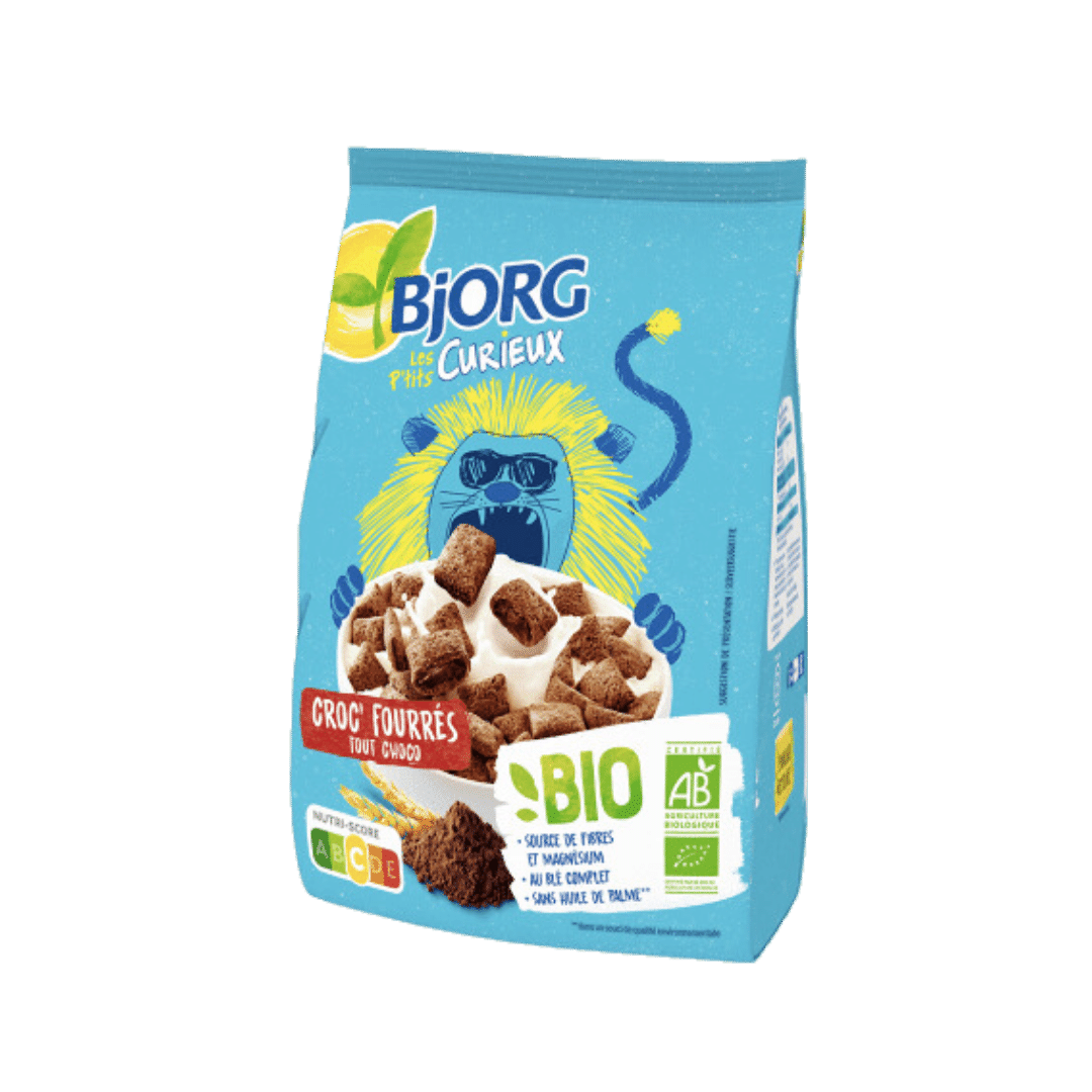 Croc'fourrées tout choco bio - 350g - Bjorg