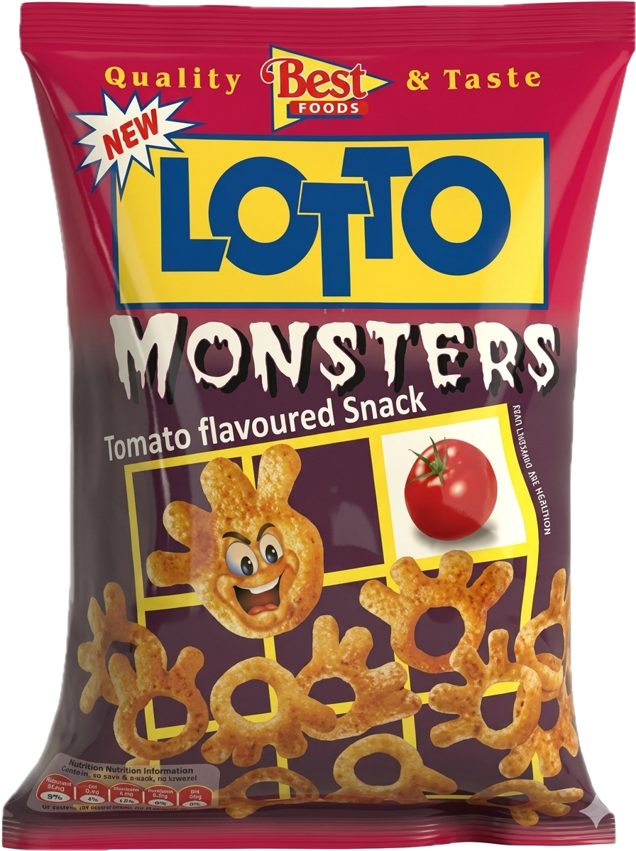Lotto - Biscuits apéritifs saveur tomate - 80g - 3800024311147