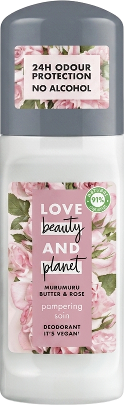 Love Beauty and Planet - Déodorant au beurre de murumuru et rose - 50ml - 0000059082682