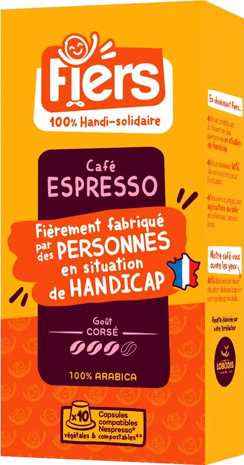 Café espresso Arabica corsé capsules compatibles Nespresso