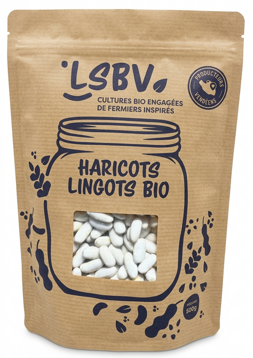 LSBV - Haricots lingots bio - 500g  - 3770002654170