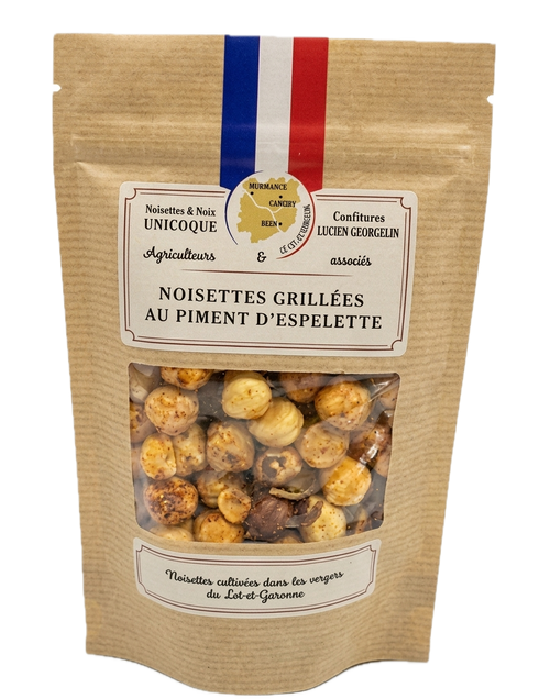 Lucien Georgelin - Noisettes grillées au piment d'Espelette - 80g - 3335770010346