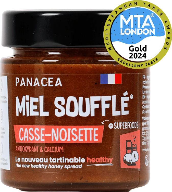 Miel soufflé aux noisettes Casse-Noisette - 180g