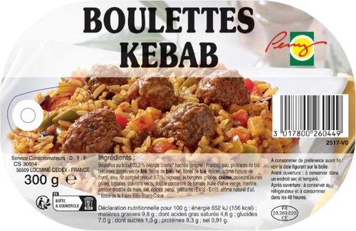 Boulettes kebab - 300g
