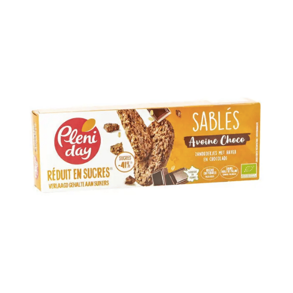 Sablés avoine et chocolat bio - 150g - Pleniday
