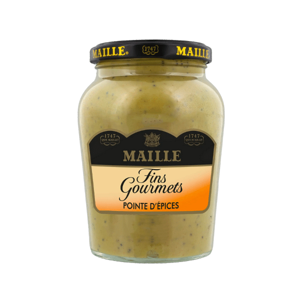 Maille - Moutarde fins gourmets pointe d'épices - 340g