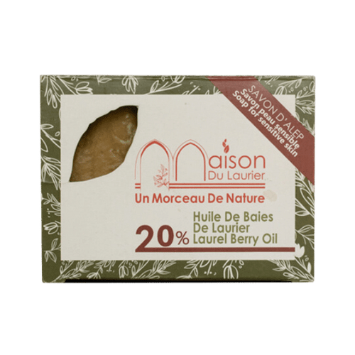 Maison du Laurier - Savon d'Alep 20% huile de baies de laurier - 200g