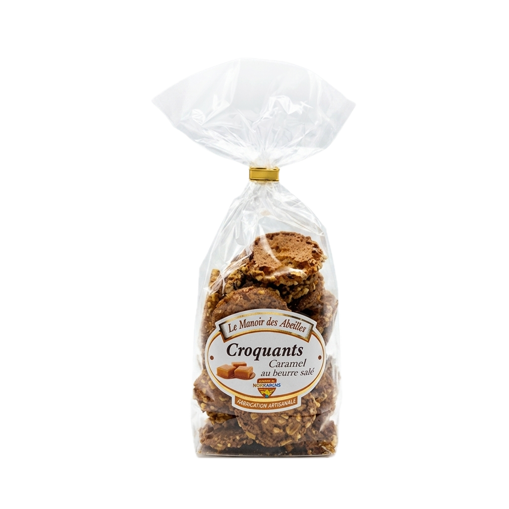 Croquant caramel beurre salé - 125g - Manoir des abeilles