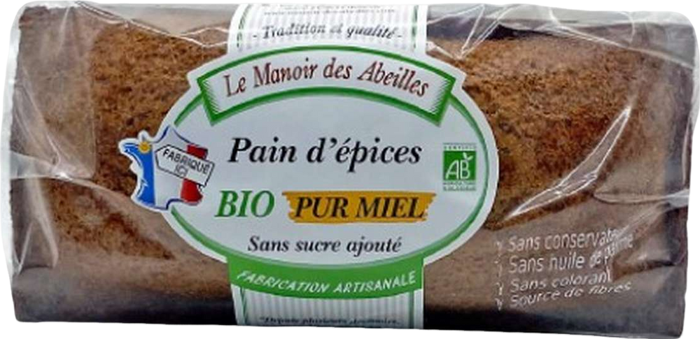 Pain d'épices pur miel bio - 250g