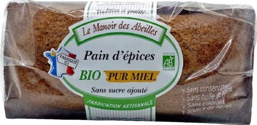 Pain d'épices pur miel bio - 250g