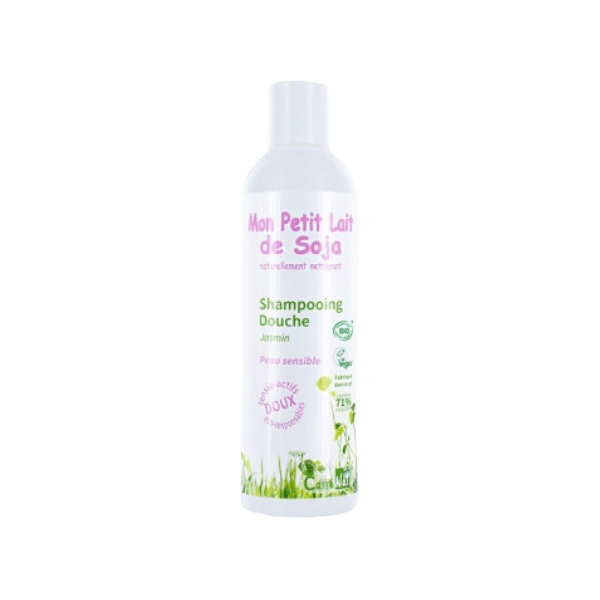 Mon Carré Nat - Mon Petit Lait de Soja Shampoing douche au jasmin pour peau sensible - 250 ml