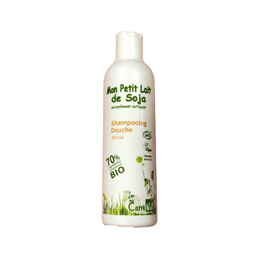 Mon Carré Nat - Shampoing-douche Mon Petit Lait de Soja à l'abricot bio - 250ml