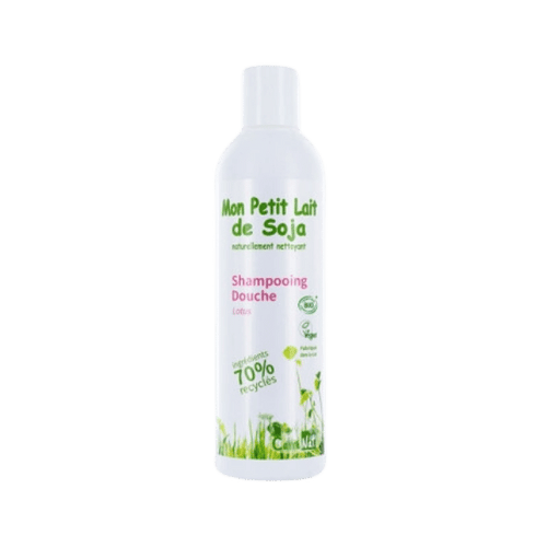 Mon Carré Nat - Shampoing douche Mon Petit Lait de Soja au lotus bio - 250ml