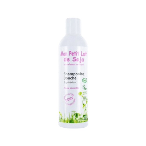 Mon Petit Lait de Soja - Shampooing douche peau sensible au sapin blanc bio - 250ml