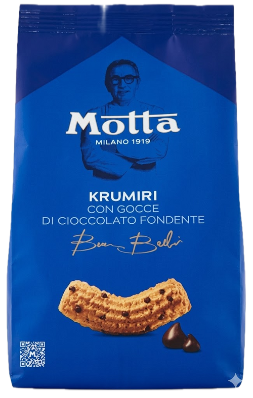 Motta - Biscuits Krumiri aux pépites de chocolats - 290g - 8034097877155