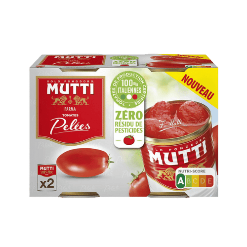 Mutti - Tomates pelées - 2x400g