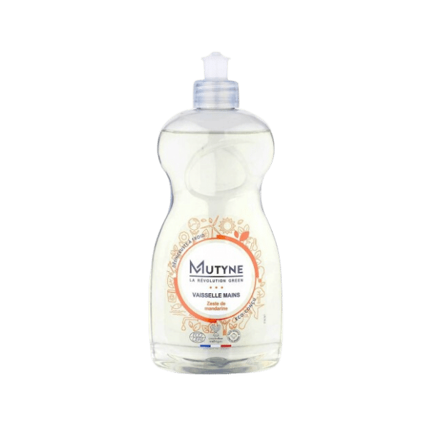 Mutyne - Liquide vaisselle main dégraissant à la mandarine bio - 50cl