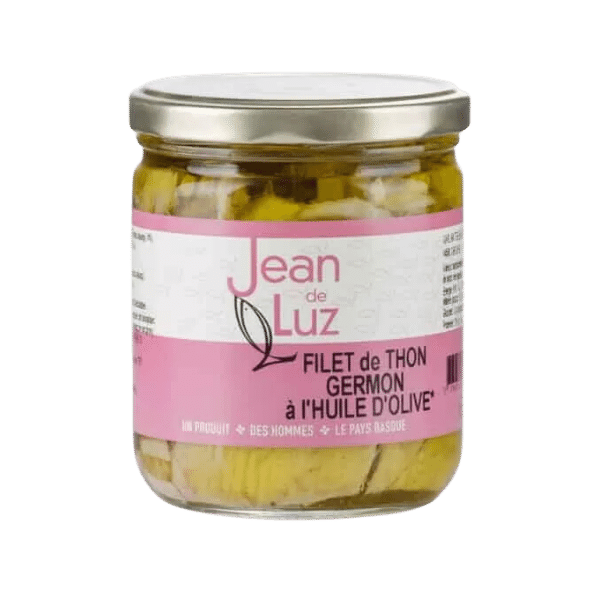 Filets de thon germon à l'huile d'olive bio - 380g
