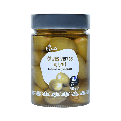 Olives vertes à l'ail - 350g