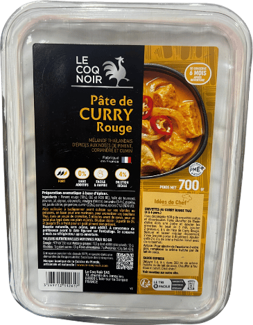 Pâte de curry rouge - 700g