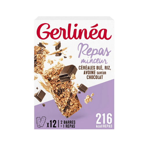 Barres repas minceur aux céréales et chocolat - 372g