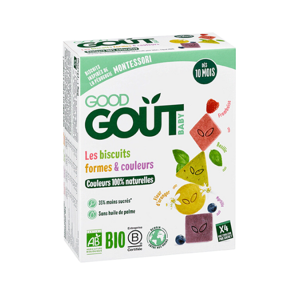 Biscuits formes et couleurs bio - 80 g