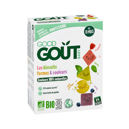 Biscuits formes et couleurs bio - 80 g