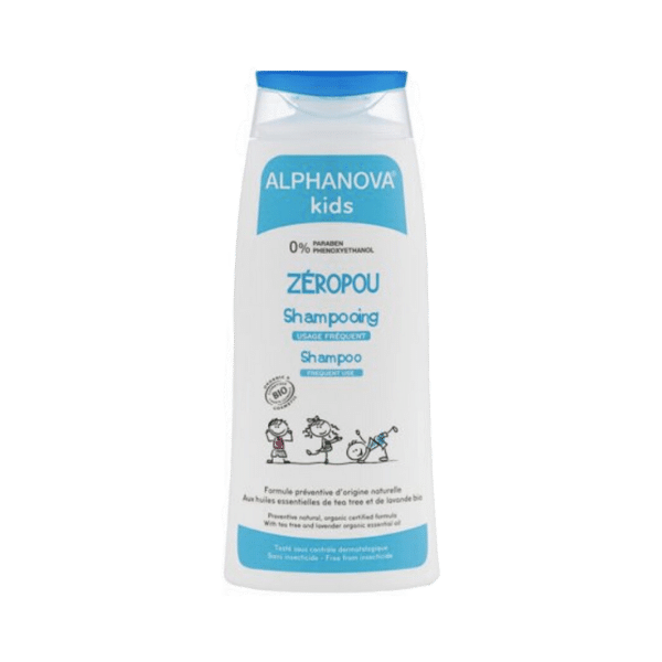 Shampoing préventif Zeropou bio - 200ml - Alphanova