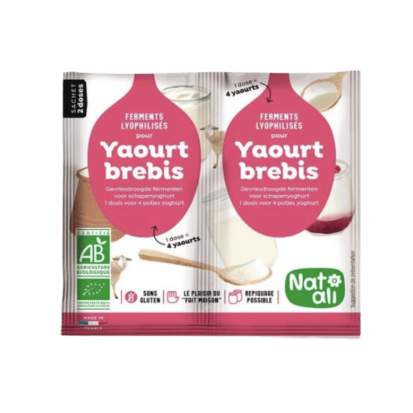 Natali - Ferment pour yaourt brebis bio - 2x6g