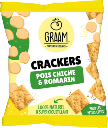Crackers pois chiches et romarin - 30g