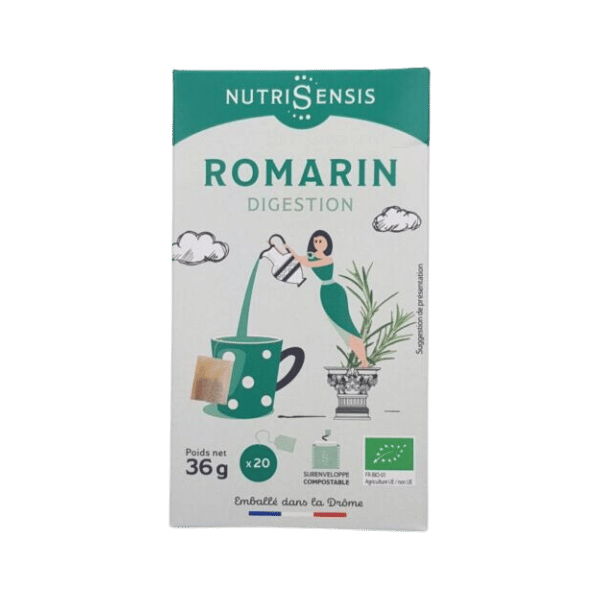 Nutrisensis - Tisane au romarin bio - 24g