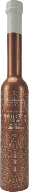 Huile d'olive et de noisette au jus de truffe blanche- 20cl