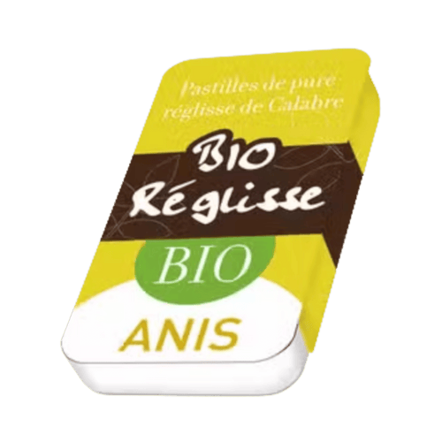 Pastille de réglisse à l'anis bio - 10g