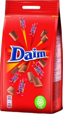 Chocolats au lait fourré au caramel croquant - 140g