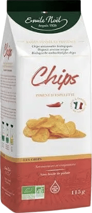 Chips Piment d'Espelette bio - 115g