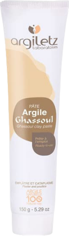 Tube argile ghassoul prête à l'emploi - 150g