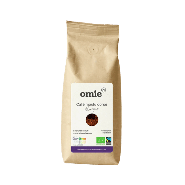 Omie - Café grains corsé bio du Mexique - 250g