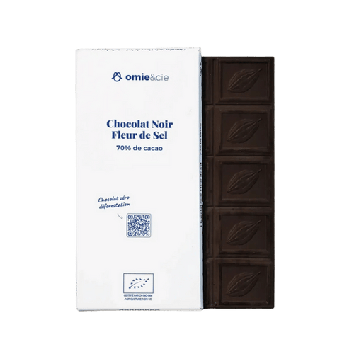 Omie - Chocolat noir 70% à la fleur de sel bio - 100g