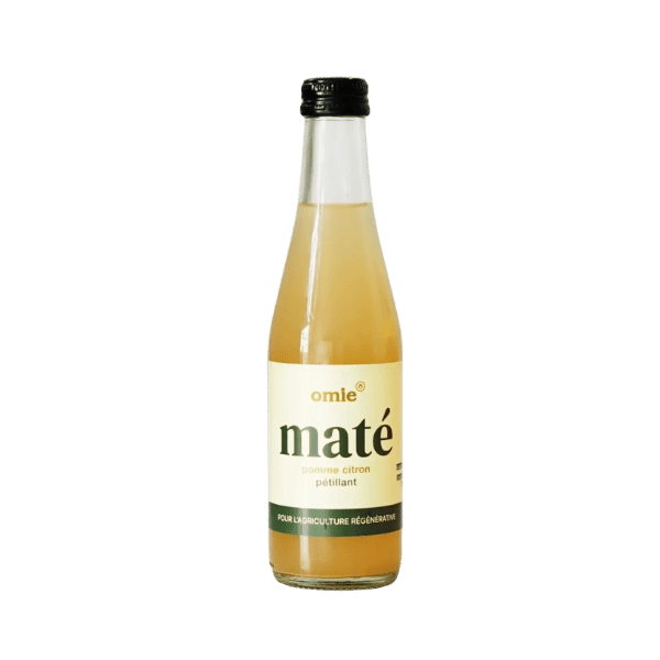 Omie - Infusion pétillante maté pomme et citron bio - 25cl