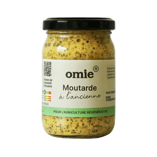 Omie - Moutarde à l'ancienne bio - 180g