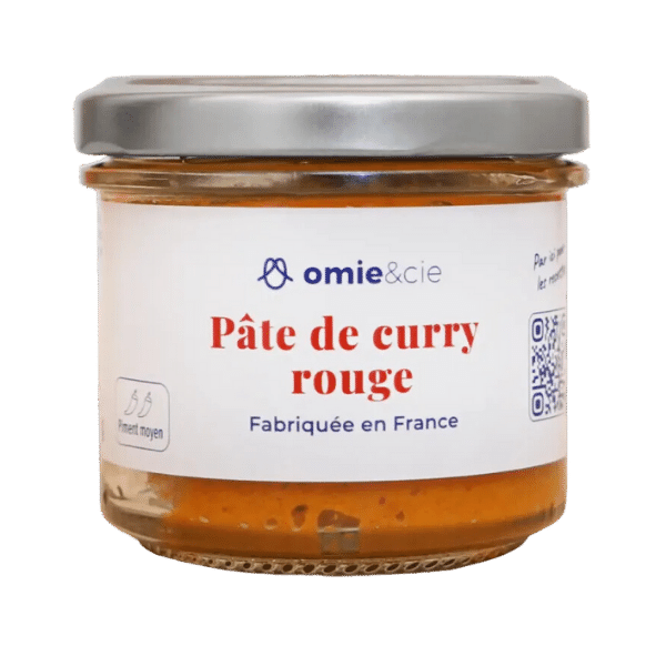 Omie - Pâte de curry rouge bio - 105g