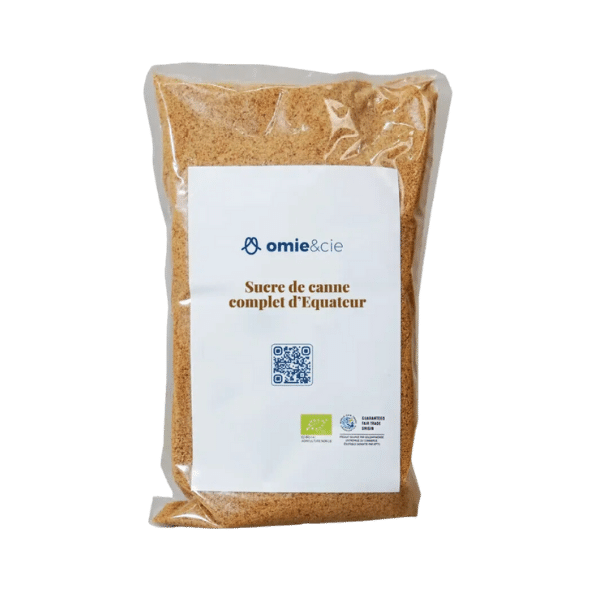 Omie - Sucre de canne complet d'Équateur bio - 500g