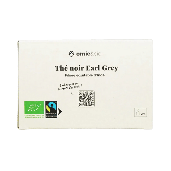 Omie - Thé noir earl grey du paralai en sachets bio - 36g