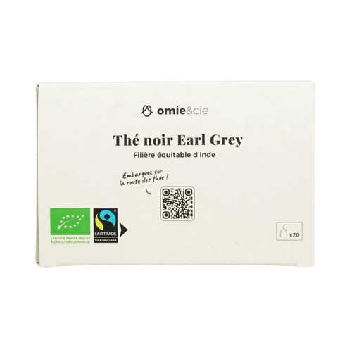 Omie - Thé noir earl grey du paralai en sachets bio - 36g