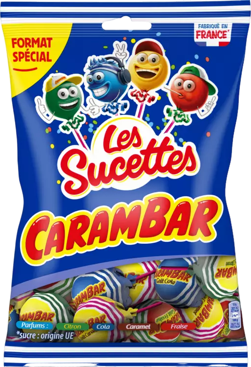 Sucettes 4 parfums - 204g